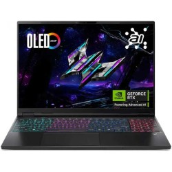 Acer Predator Helios Neo 16S AI | Intel Core Ultra 9-275HX | 16GB RAM | 1TB SSD | GeForce RTX 5060 8GB | Windows 11 Home | 16 inch 240Hz WQXGA OLED Display | Obsidian Black
