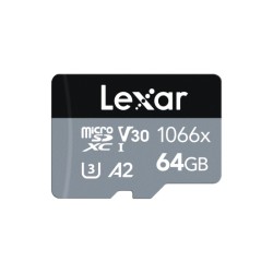Lexar® Professional 1066x microSDXC™ UHS-I Card SILVER Series (64GB)