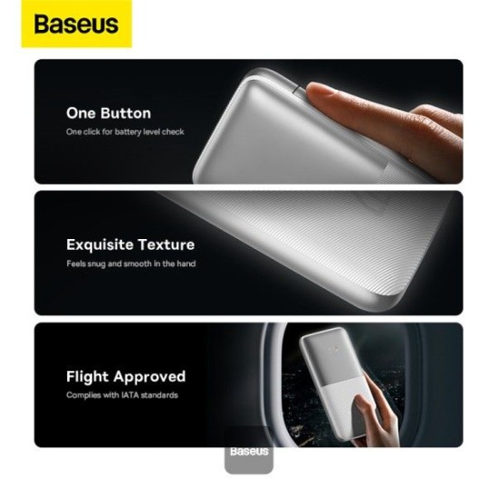 Baseus Bipow Pro Digital Display Fast Charge Power Bank 10000mAh (22.5W)