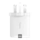 BASEUS Compact Quick Charger 2U+C Three Ports 30W Travel Power