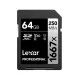 Lexar® Professional 1667x SDXC™ UHS-II Card SILVER Series (64GB) Lexar® Professional 1667x SDXC™ UHS-II Card SILVER Series (64GB)
