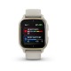 Garmin Venu® Sq 2 – Music Edition Cream Gold Aluminium Bezel with French Grey Case and Silicone Band Garmin Venu® Sq 2 – Music Edition Cream Gold Aluminium Bezel with French Grey Case and Silicone Band