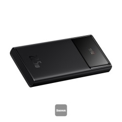 Baseus Star-Lord Digital Display Fast Charge Power Bank 10000mAh 22.5W Black, With Simple Series Charging Cable