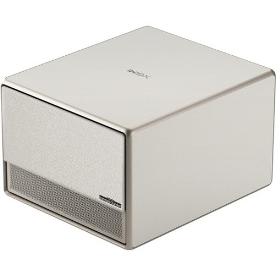 XGimi HORIZON ULTRA 4K Home Smart Projector w/ Dolby Vision, Dual Light System, 2300 ISO Lumens, Up to 200" Screen Size, for Home/Office, 2x 12W Harman/Kardon Speakers, Smart Screen Adaptation - Beige