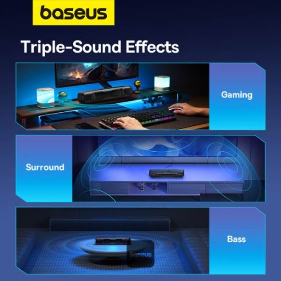 Baseus AeQur Series DS10 Desktop Mini Soundbar Bluetooth Speaker