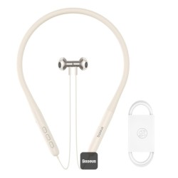 Baseus Bowie P1 Neckband Wireless Earphones (White)