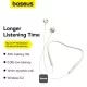 Baseus Bowie P1 Neckband Wireless Earphones (White)