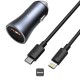 Baseus Golden Contactor Pro Dual Quick Charge Car Charger (Grey)
