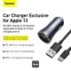 Baseus Golden Contactor Pro Dual Quick Charge Car Charger (Grey)