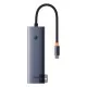 Baseus Flite Series 7-Port HUB Docking Station - 4K Fast Charging, (100W PD)