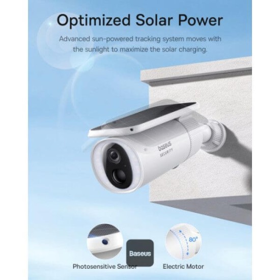Baseus Security S1 Outdoor 2K Solar Security Camera