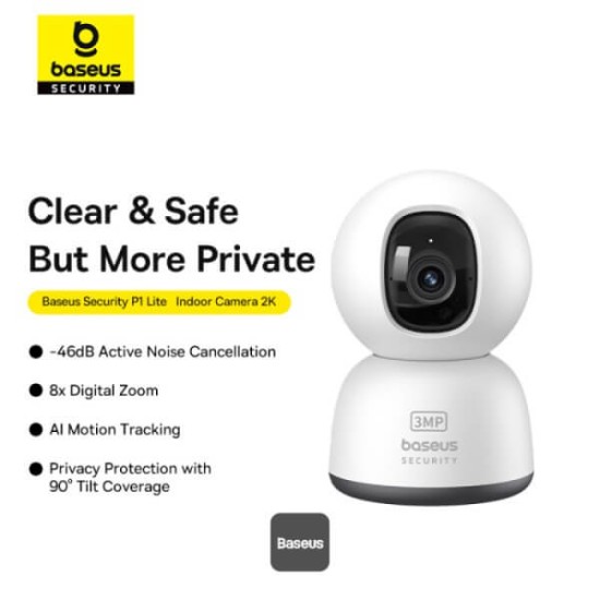 Baseus Security P1 Lite 3MP Wi-Fi Indoor Camera
