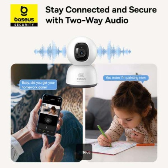 Baseus Security P1 Lite 3MP Wi-Fi Indoor Camera