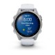 Garmin Fēnix® 8 – 43 mm, AMOLED Silver with Whitestone Silicone Band Garmin Fēnix® 8 – 43 mm, AMOLED Silver with Whitestone Silicone Band