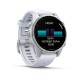Garmin Fēnix® 8 – 43 mm, AMOLED Silver with Whitestone Silicone Band Garmin Fēnix® 8 – 43 mm, AMOLED Silver with Whitestone Silicone Band