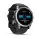 Garmin Fēnix® E – 47 mm, AMOLED Stainless Steel with Black Silicone Band Garmin Fēnix® E – 47 mm, AMOLED Stainless Steel with Black Silicone Band