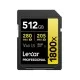 Lexar® Professional 1800x SDXC™ UHS-II Card GOLD Series (512GB) Lexar® Professional 1800x SDXC™ UHS-II Card GOLD Series (512GB)