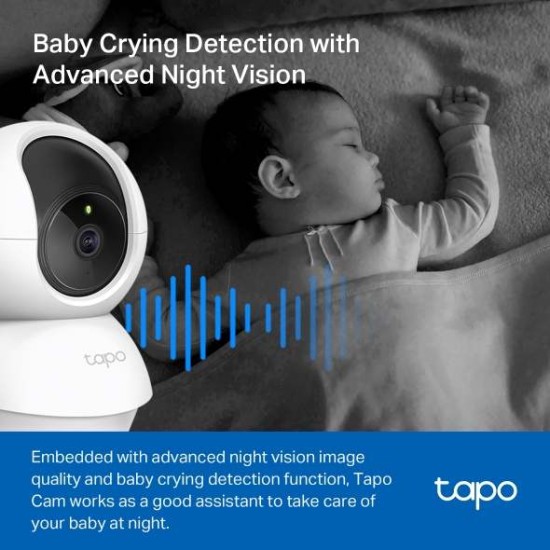 Tp-Link Tapo C200 Pan/Tilt Home Security Wi-Fi Camera