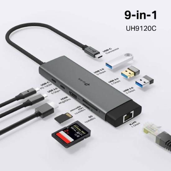 TP-Link UH9120C | USB Type-C 9 in 1 Hub
