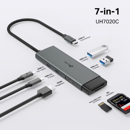 TP-Link UH7020C | USB Type-C 7 in 1 Hub