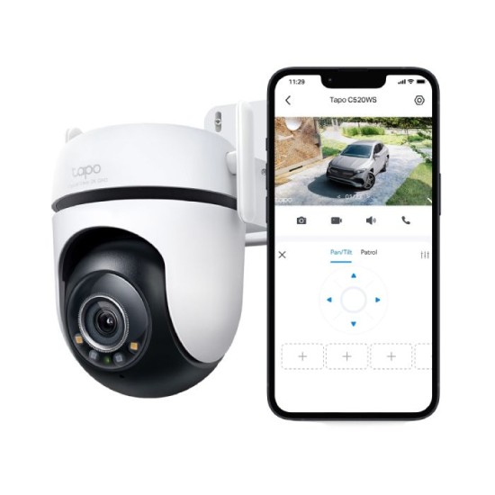 Tp-Link Tapo C520WS | Outdoor Pan/Tilt Security Wi-Fi Camera