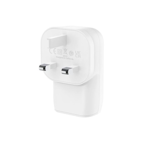 Belkin BoostCharge 3 Port USB-C® Wall Charger with PPS 67W + USB-C to USB-C Cable