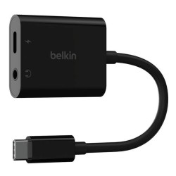 Belkin RockStar 3.5mm Audio + USB-C Charge Adapter