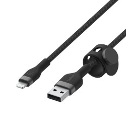 Belkin Boost Charge Pro Flex USB-A Cable with Lightning Connector (3.3ft)