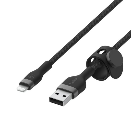 Belkin Boost Charge Pro Flex USB-A Cable with Lightning Connector (3.3ft) (2pack)