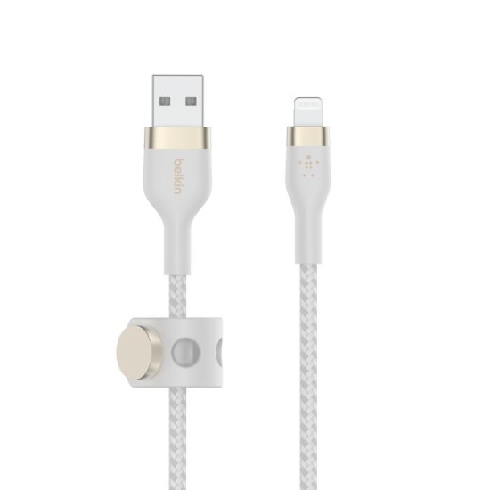 Belkin BoostCharge Pro Flex USB-A Cable with Lightning Connector (9.8ft) 