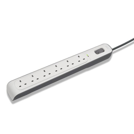 Belkin 6-outlet Surge Protection Strip with 2M Power Cord