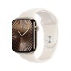 Apple Watch Series 10 GPS + Cellular, Starlight Sport Band, 42mm Retina LTPO3 OLED Display, Gold Titanium Case (S/M) Apple Watch Series 10 GPS + Cellular, Starlight Sport Band, 42mm Retina LTPO3 OLED Display, Gold Titanium Case (S/M)