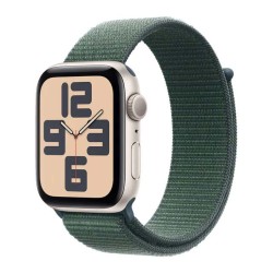 Apple Watch SE GPS + Cellular, Lake Green Sport Loop, 44mm Retina LTPO OLED Display, Starlight Aluminium Case