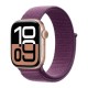 Apple Watch Series 10 GPS, Plum Sport Loop, 42mm Retina OLED Display, Rose Gold Aluminium Case Apple Watch Series 10 GPS, Plum Sport Loop, 42mm Retina OLED Display, Rose Gold Aluminium Case