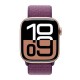 Apple Watch Series 10 GPS, Plum Sport Loop, 42mm Retina OLED Display, Rose Gold Aluminium Case Apple Watch Series 10 GPS, Plum Sport Loop, 42mm Retina OLED Display, Rose Gold Aluminium Case