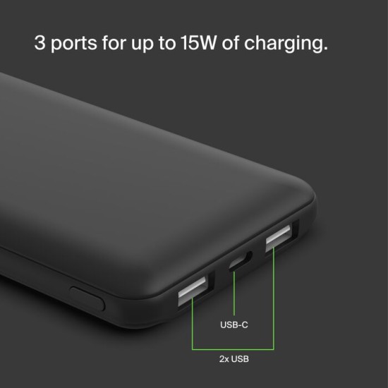 Belkin BoostCharge Power Bank 10K (Black)