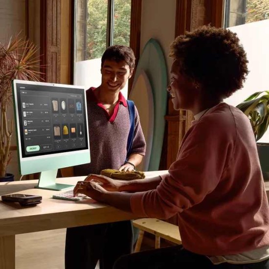 Apple iMac | M4 Chip | 24 Inch | 8-Core CPU | 8-Core GPU | 16GB RAM | 256GB SSD | Arabic/Eng Keyboard | Green