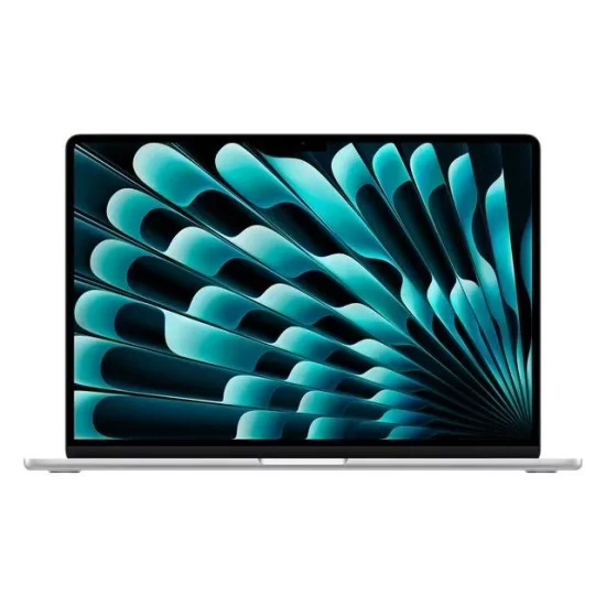 Apple MacBook Air | M4 Chip | 15 Inch | 10-Core CPU | 10-Core GPU | 16GB RAM | 512GB SSD | Arabic/Eng Keyboard | Silver (2025)