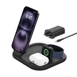 Belkin BoostCharge 3-in-1 Magnetic Foldable Wireless Charger with Qi2 15W