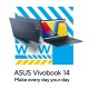 ASUS Vivobook 14 | Intel® Core™ i5-1335U | 8GB RAM | 512GB SSD | Intel® UHD Graphics | Windows 11 Home | Eng/Arabic Keyboard | Blue