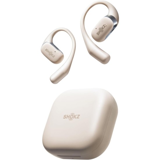 Shokz OpenFit Open Ear Wireless Headphone (Beige)