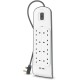 Belkin USB Surge Protector,8 Way/8 Plug Electrical Extension Socket