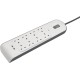 Belkin USB Surge Protector,8 Way/8 Plug Electrical Extension Socket