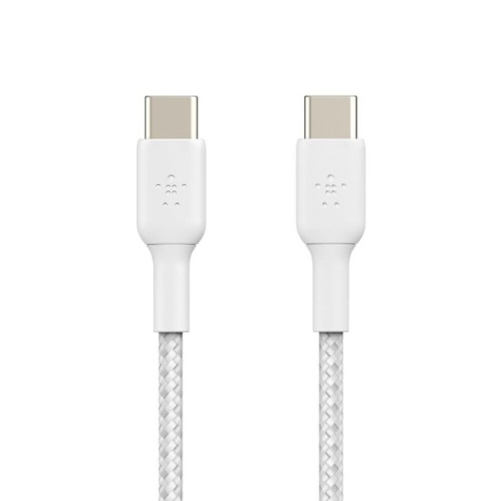 Belkin BoostCharge Braided USB-C to USB-C Cable 60W (6.6ft) (2pack)