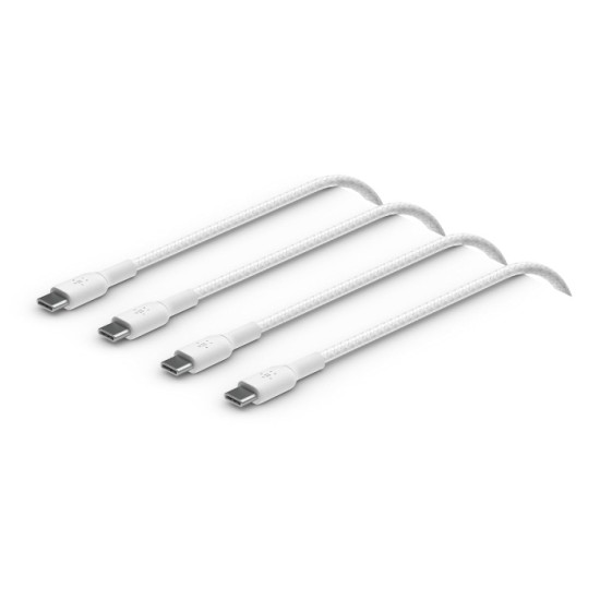 Belkin BoostCharge Braided USB-C to USB-C Cable 60W (6.6ft) (2pack)