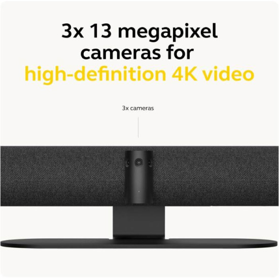 Jabra PanaCast 50 – Intelligent 180° Panoramic-4K Meeting Room Video Camera