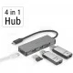 Hama USB-C Hub, 4 Ports, USB 3.2 Gen 2, 10 Gbit/s Aluminum (Model : 200105) Hama USB-C Hub, 4 Ports, USB 3.2 Gen 2, 10 Gbit/s Aluminum (Model : 200105)