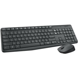Logitech MK235 Wireless Keyboard and Mouse Combo (Eng/Arabic)