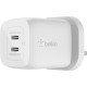 BoostCharge Pro Dual USB-C® GaN Wall Charger with PPS 65W + USB-C to USB-C Cable