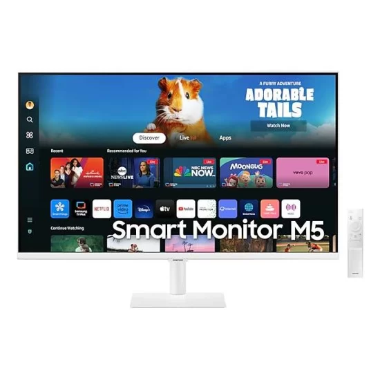 Samsung 32" M50D Smart Screen for Multi Device Experience (White)